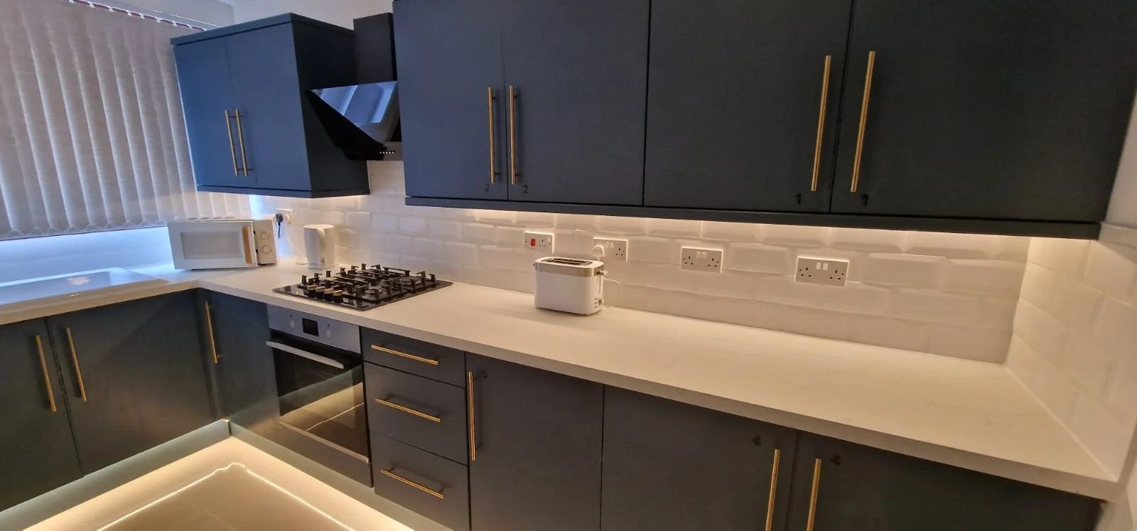 Shared kitchen at Eagle Croft