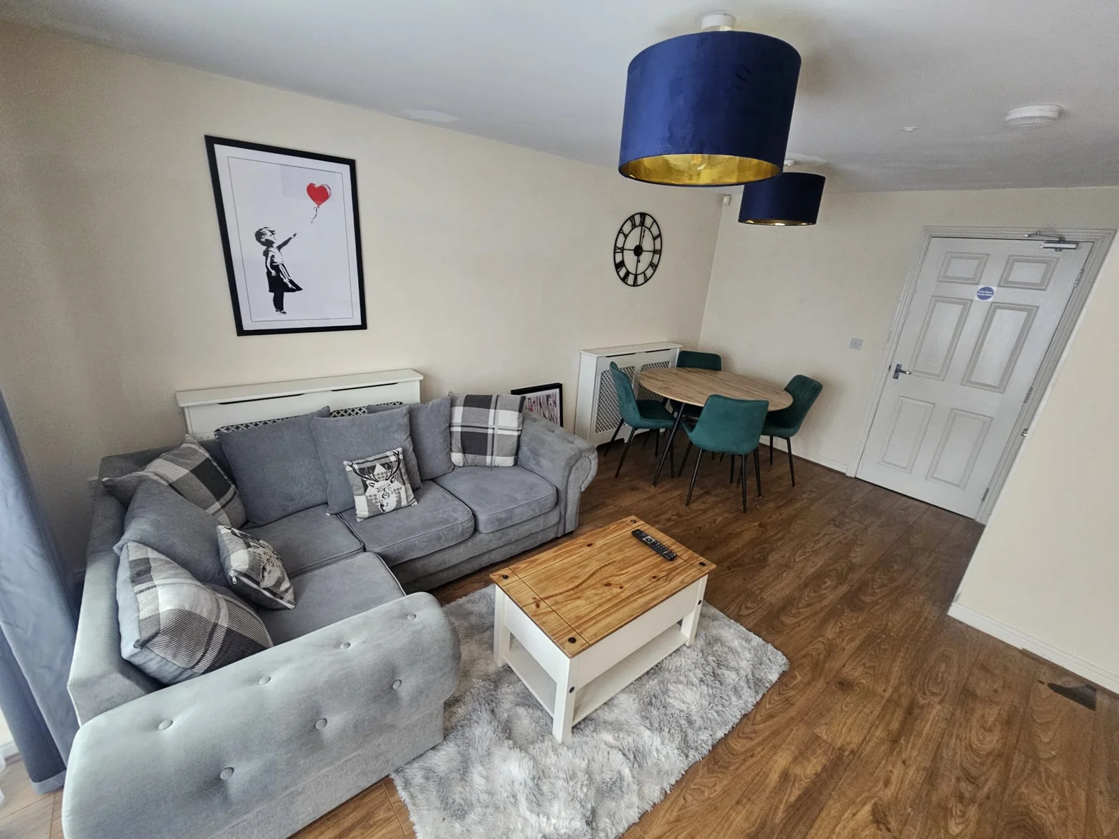 Shared living room at Parsons Mew